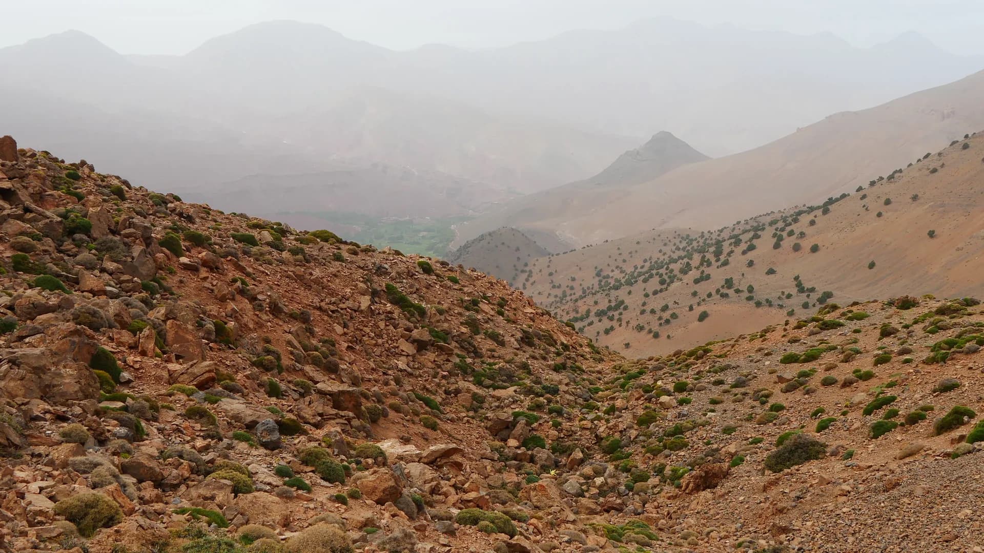 Excursion sur un plateau du Haut Atlas près d’Imlil